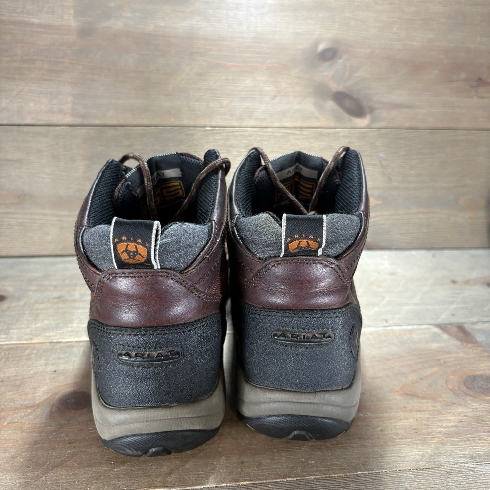 ariat terrain womens size 8 shoes brown leather riding hiking boots - Picture 4 of 9